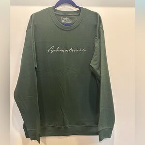2XL Green wondery. “Adventurer” Sweatshirt